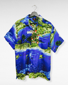 VINTAGE Camisa hawaiana Talla XL