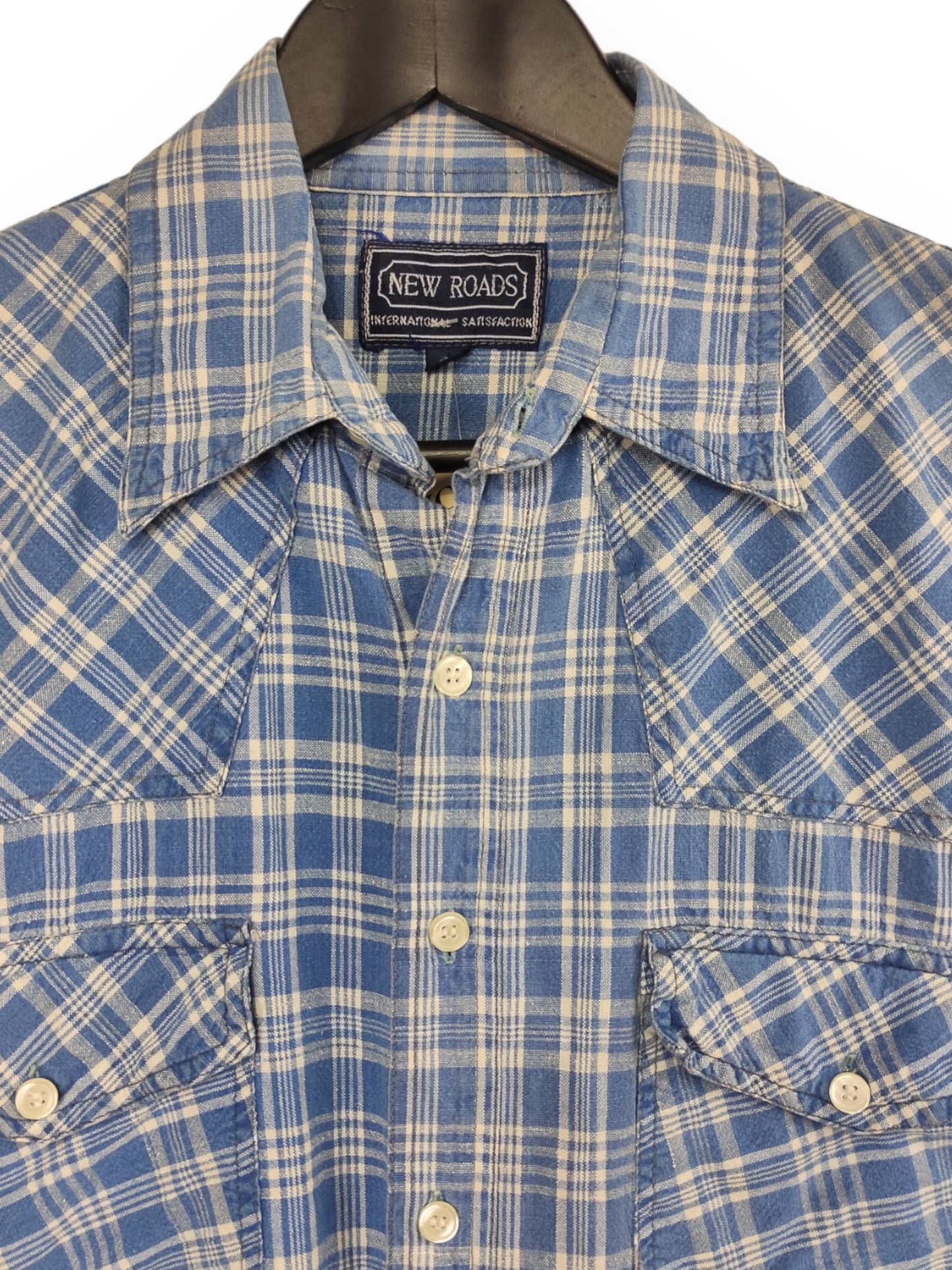 New Road Men's Shirt Size L Vintage