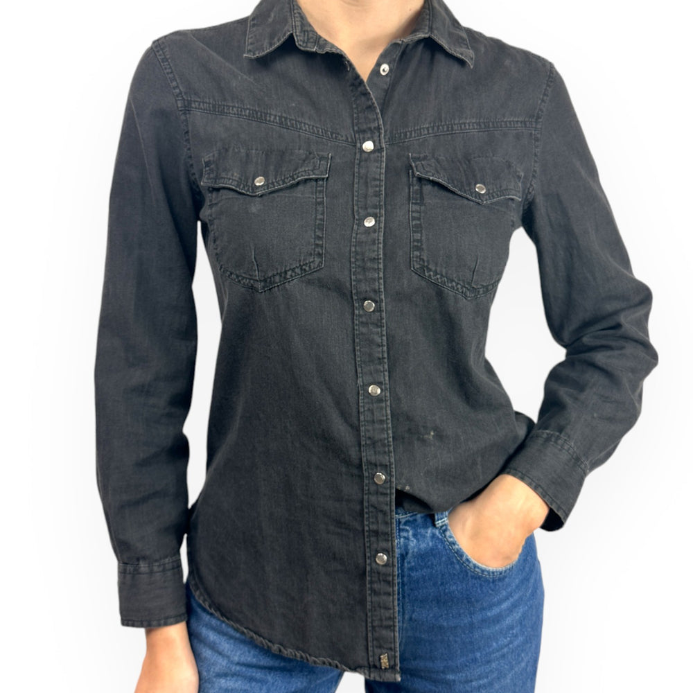 ZARA Chemise en jean femme Taille XS