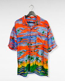  VINTAGE Camisa hawaiana Talla L