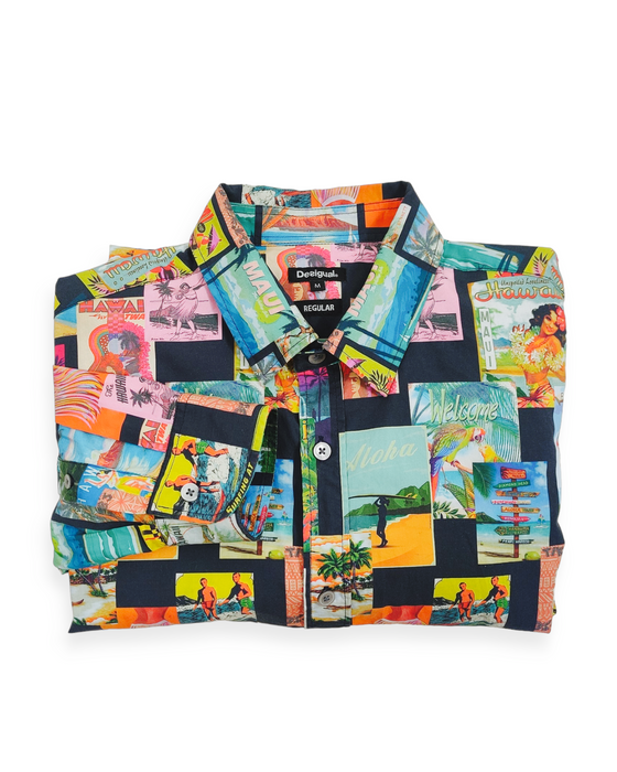 DESIGUAL Camisa Hombre Talla M