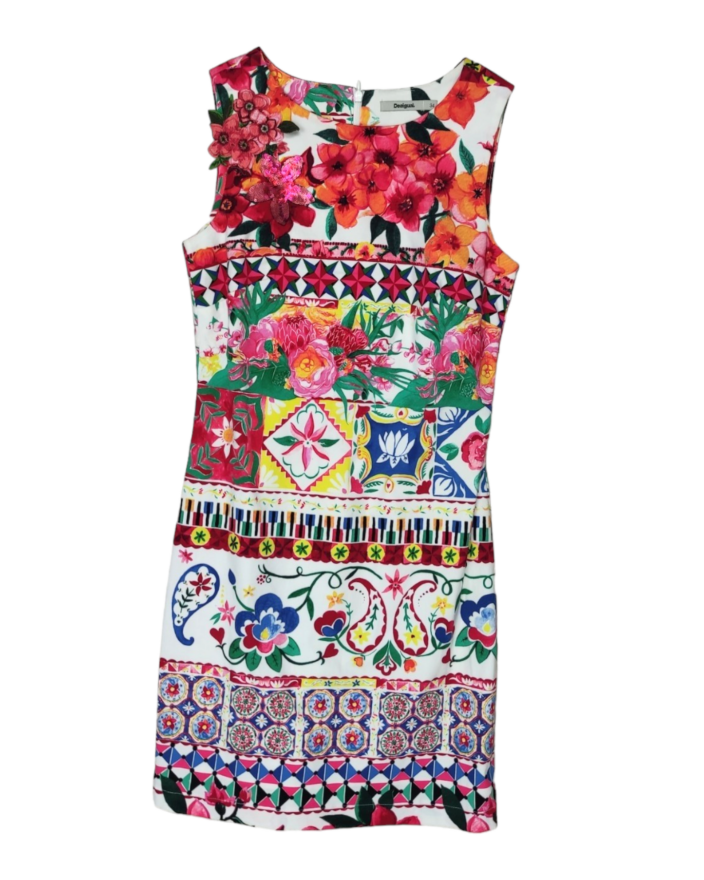 Desigual Vestido Mujer Talla XS