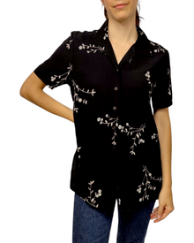  VINTAGE Camisa estampada mujer Talla M