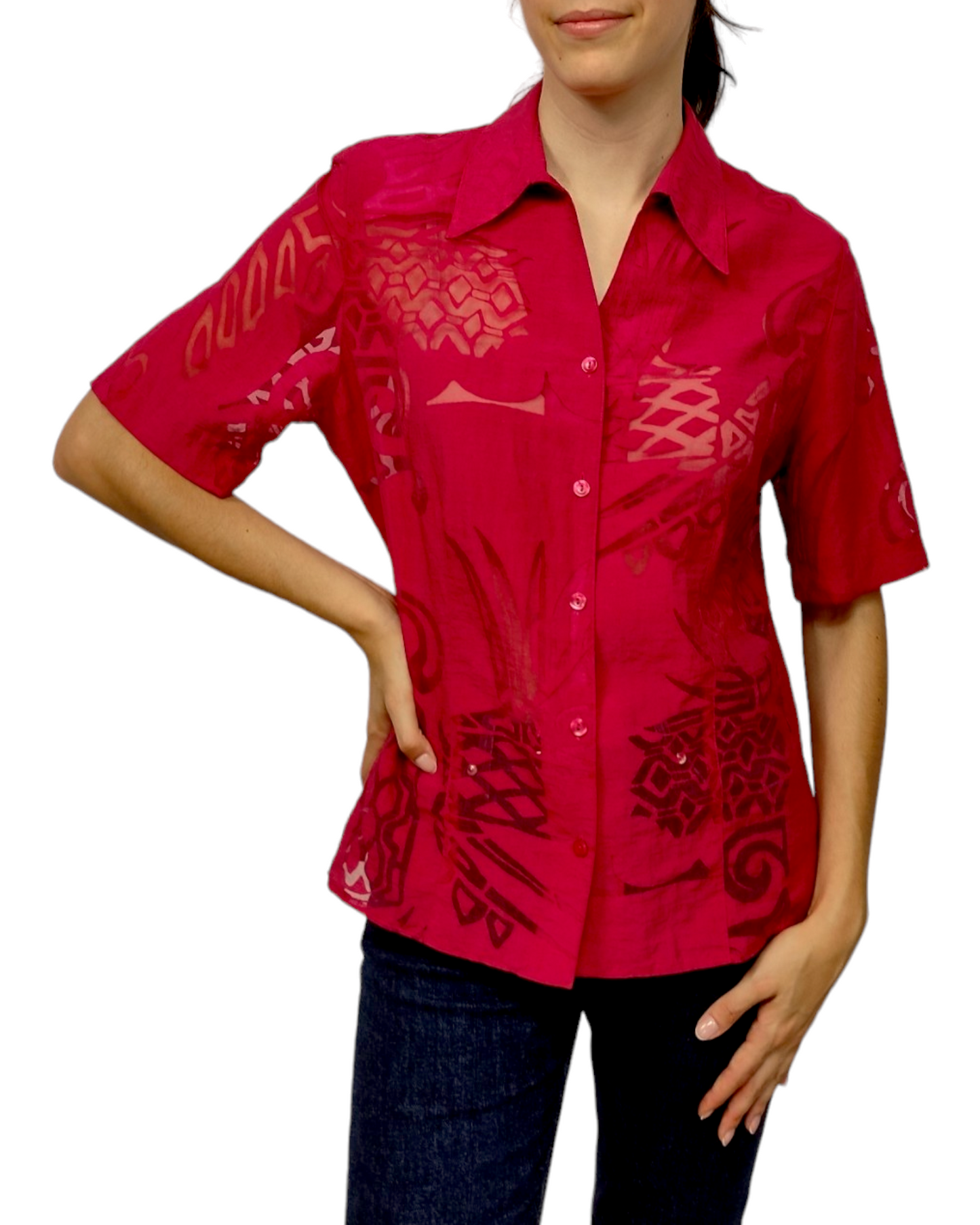 VINTAGE Camisa estampada mujer Talla M