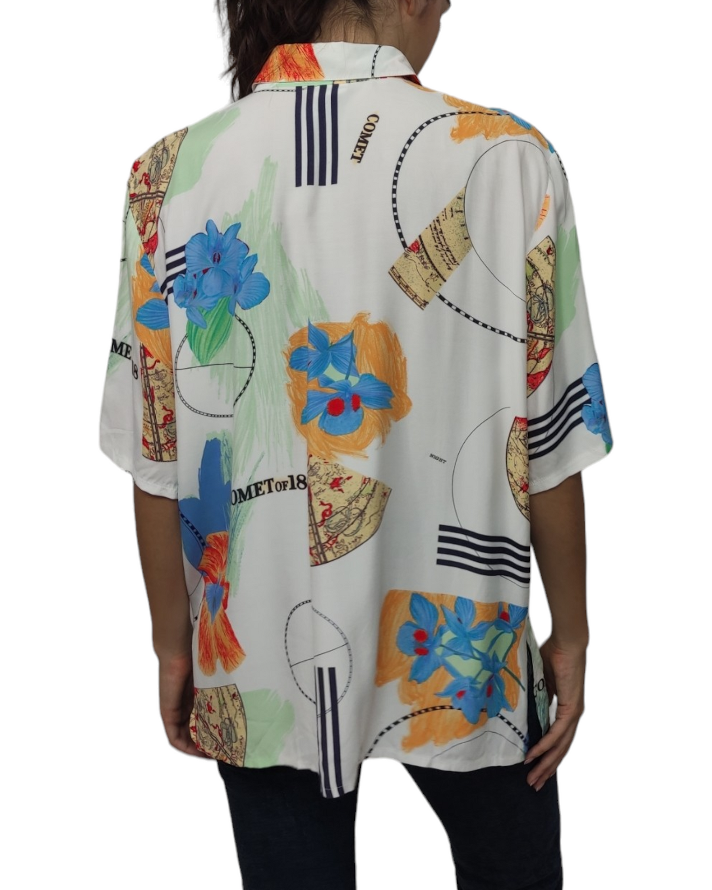 VINTAGE Camisa estampada mujer Talla XXL