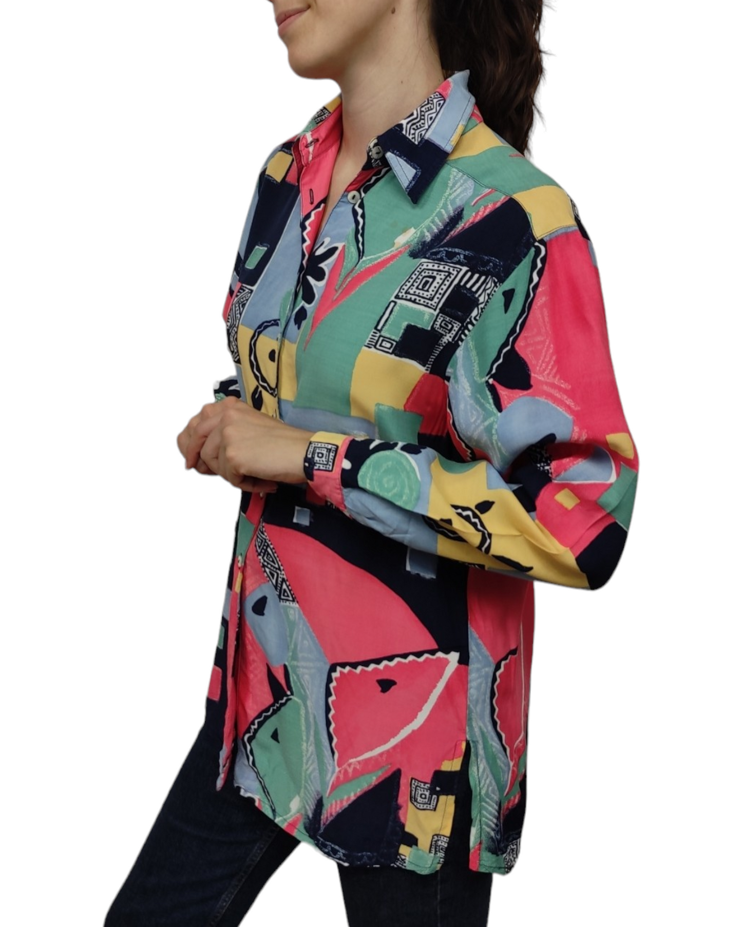 VINTAGE Camisa estampada mujer Talla L -XL