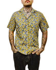  VINTAGE Camisa estampada unisex Talla M