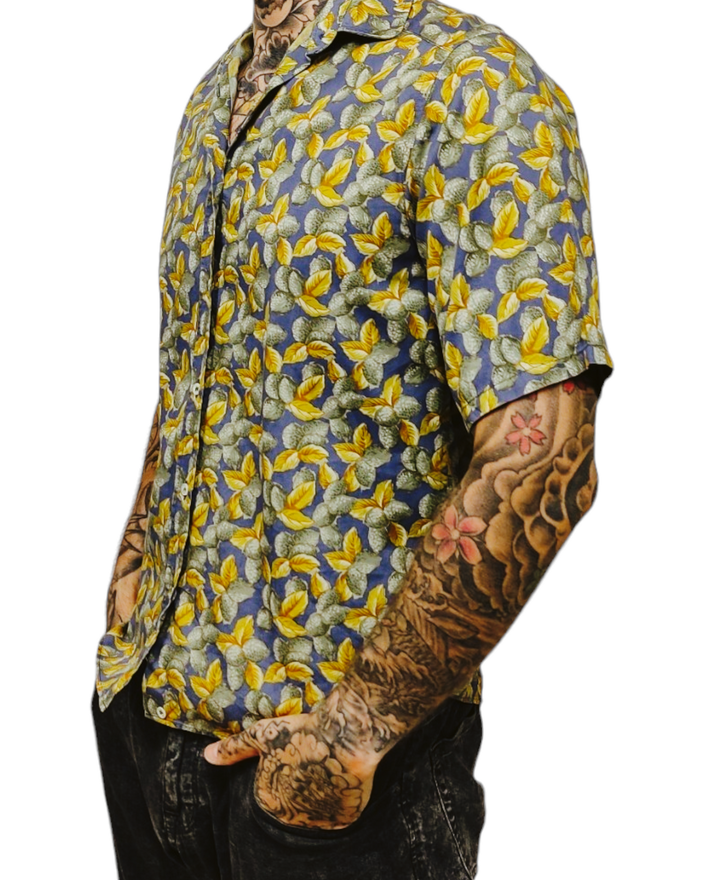 VINTAGE Camisa estampada unisex Talla M