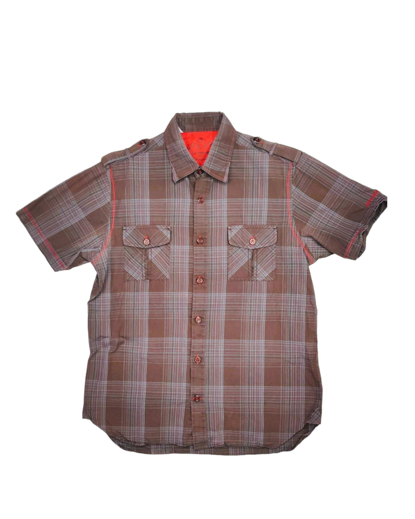 VINTAGE Camisa m/corta Hombre Talla S