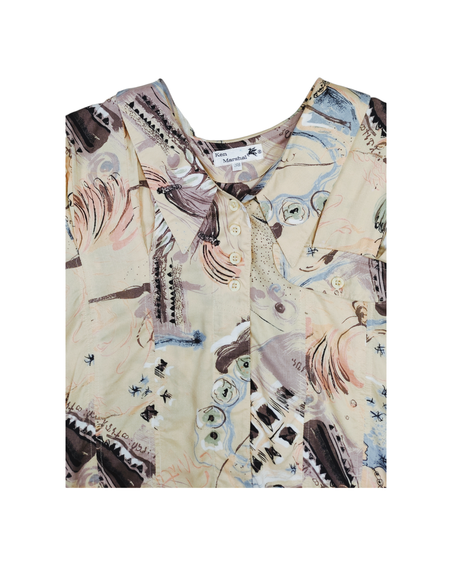 Vintage Camisa estampada mujer Talla M