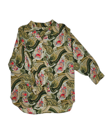  Vintage Camisa estampada mujer Talla L