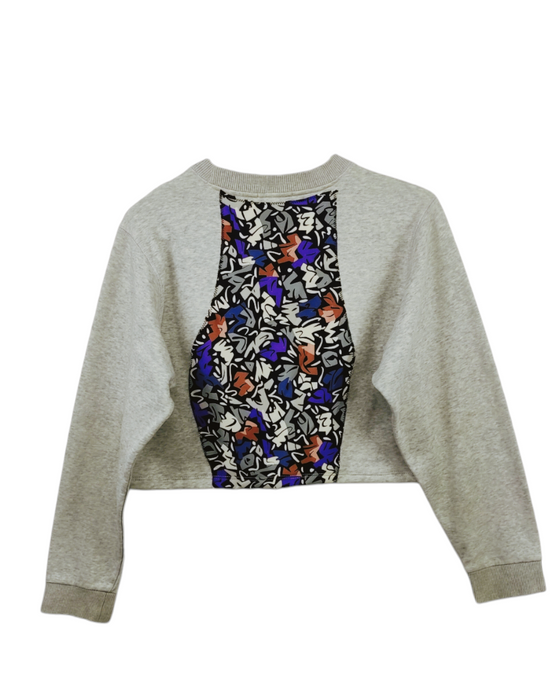 Sudadera Crop MUJER Talla S UPCYCLING