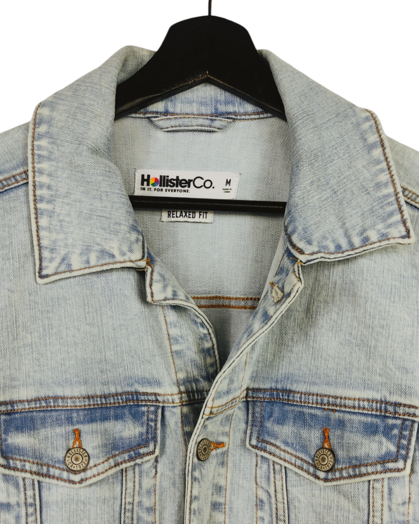 Veste en jean homme HOLLISTER Taille M