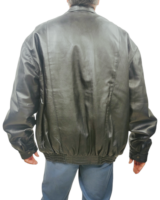 Cazadora Bomber Piel Hombre Talla XL