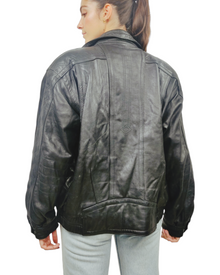  Cazadora Bomber Piel Unisex Talla XL