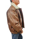 ZERIMAR Chaqueta Aviador Piel Hombre Talla XL