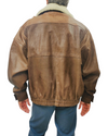 ZERIMAR Chaqueta Aviador Piel Hombre Talla XL