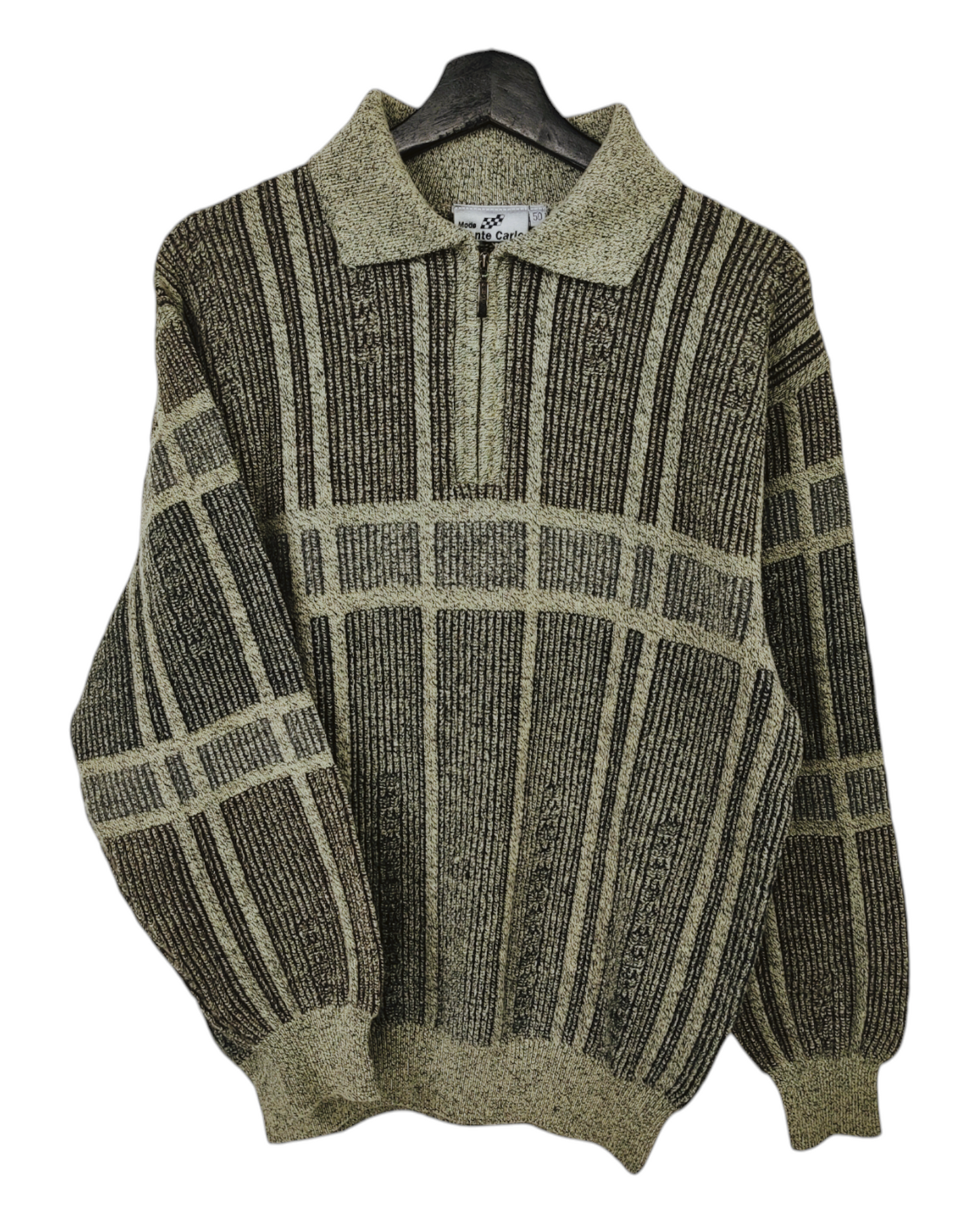 Pull en laine mérinos VINTAGE homme Taille L