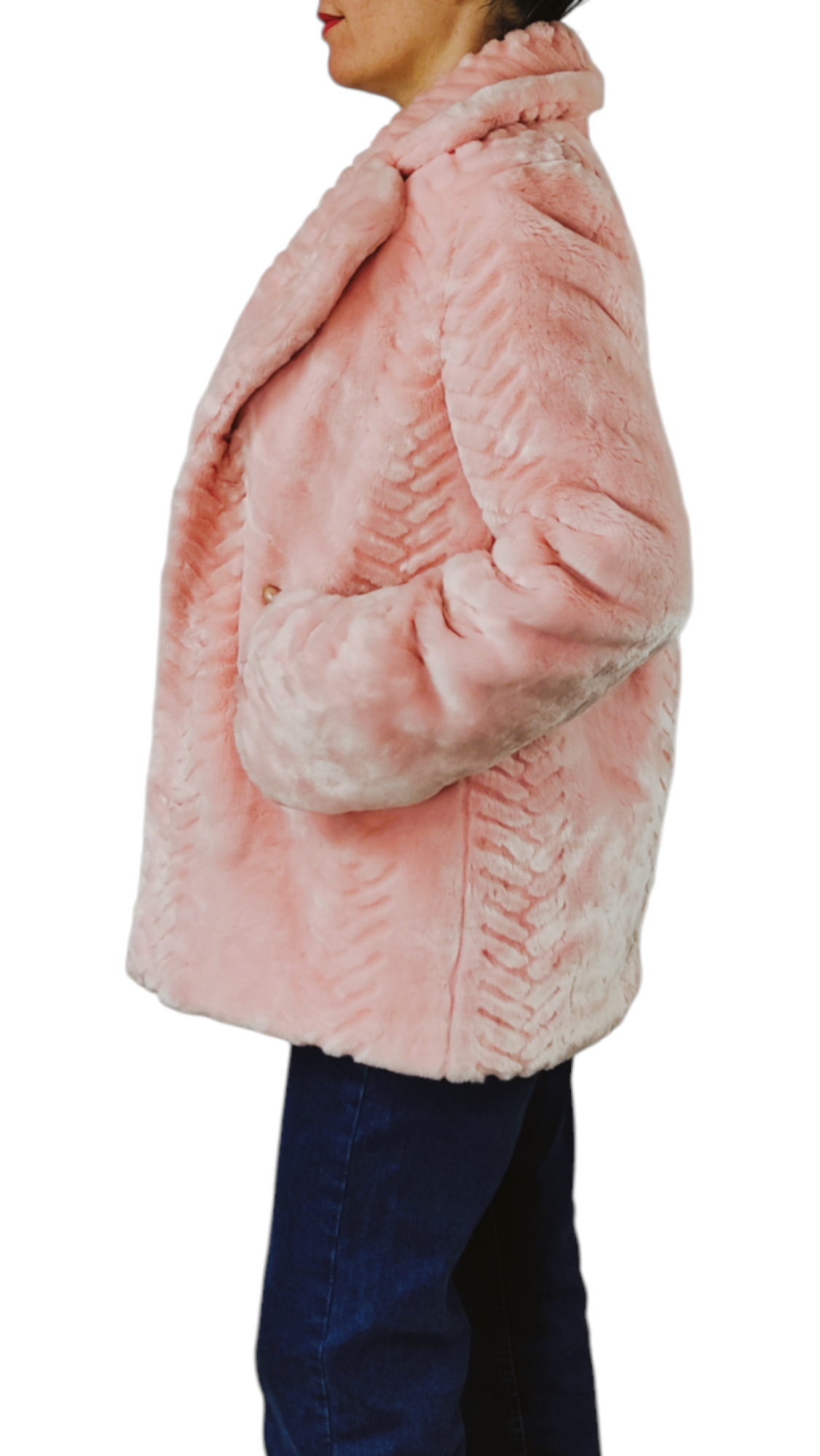 FOX TAIL Manteau femme en fourrure synthétique Taille L