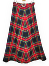 DEBENHAMS falda tartan mujer Talla L VINTAGE