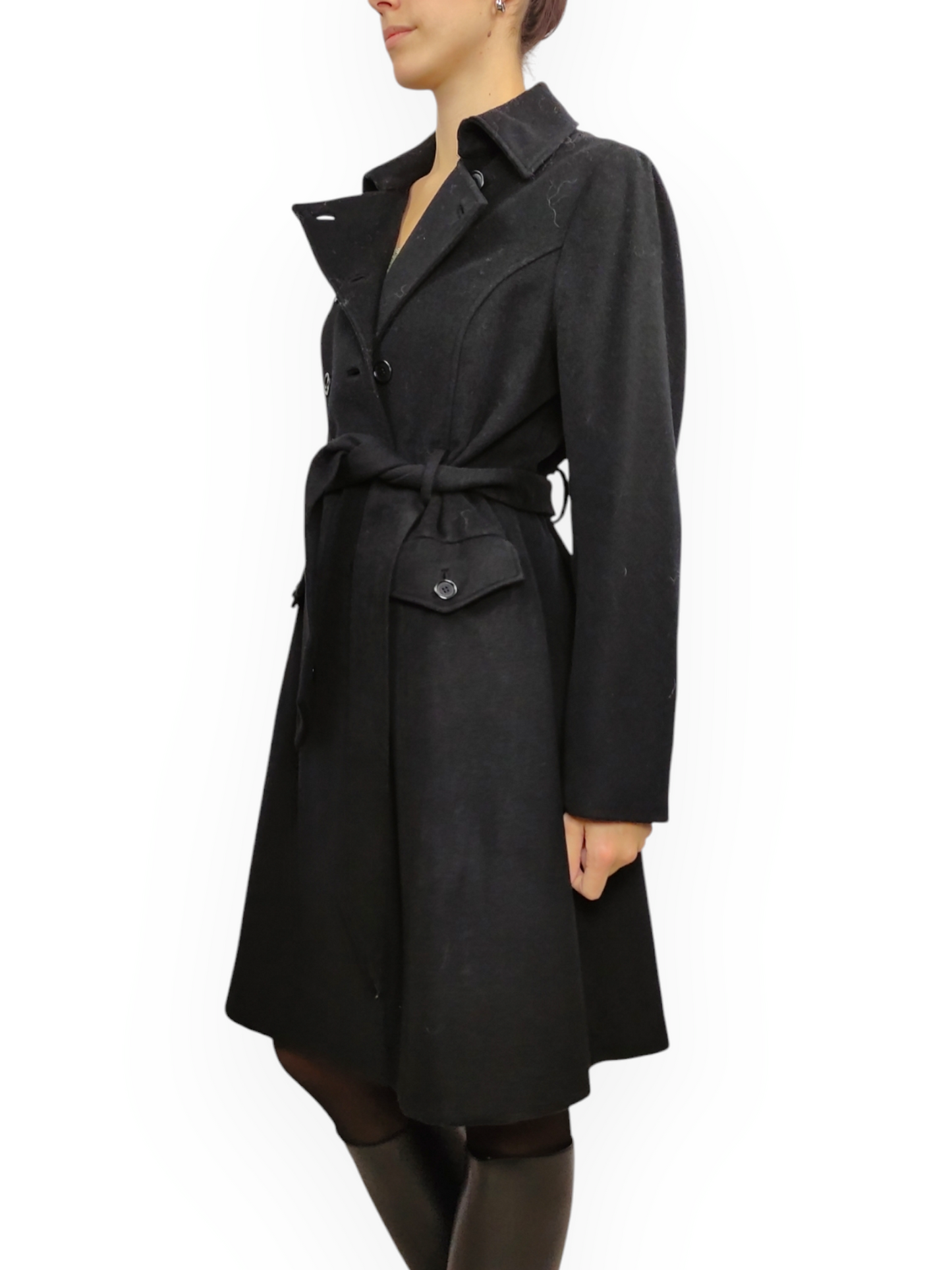 CARAMELO Manteau en Laine Femme Taille M