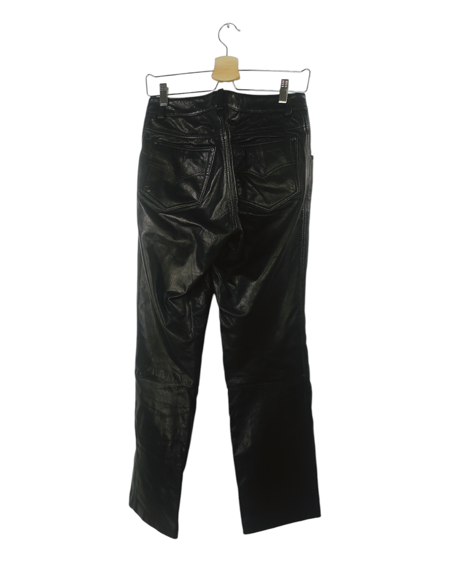 VINTAGE women's leather pants Size S