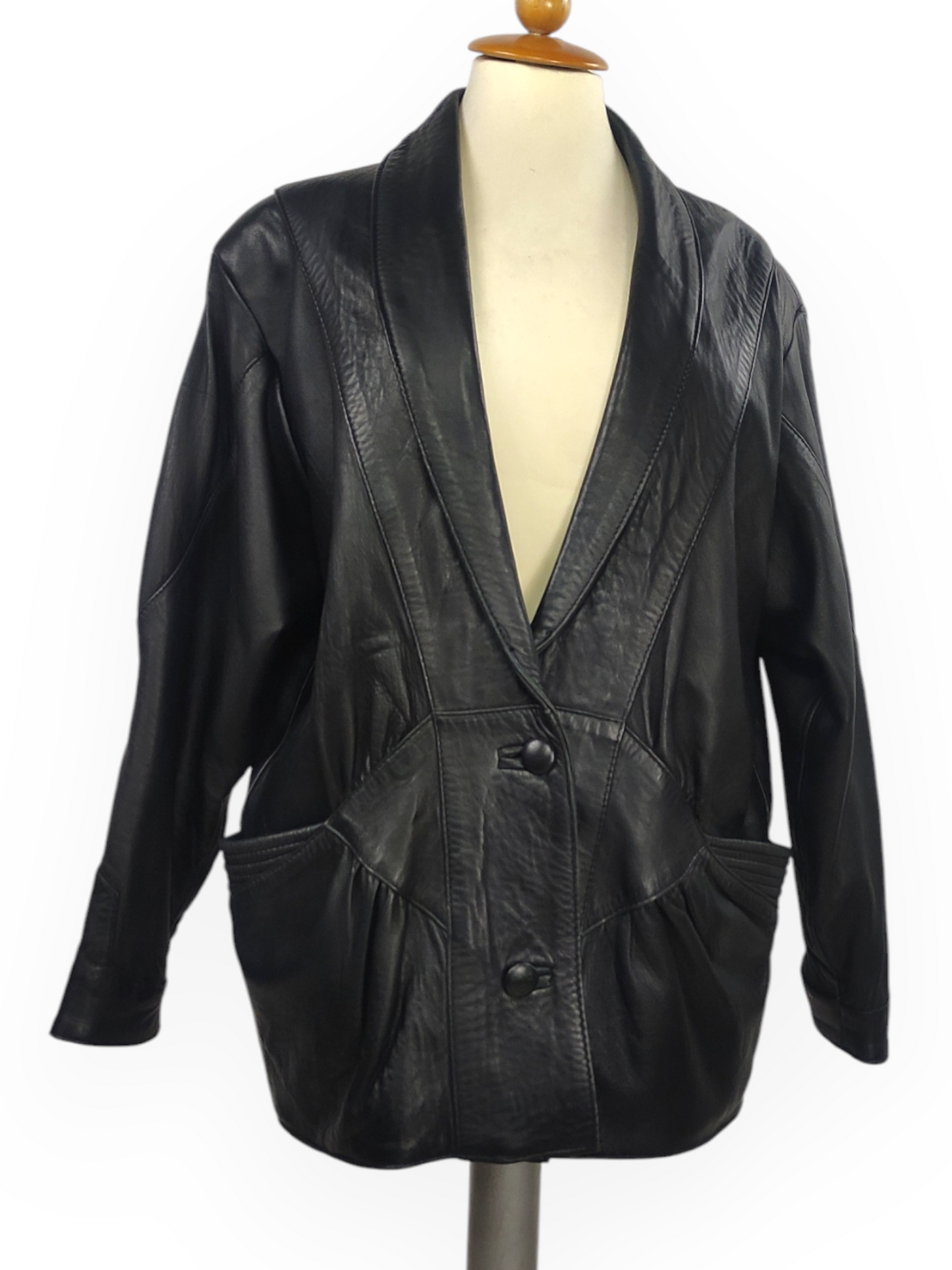 VINTAGE women's leather jackets Size XL