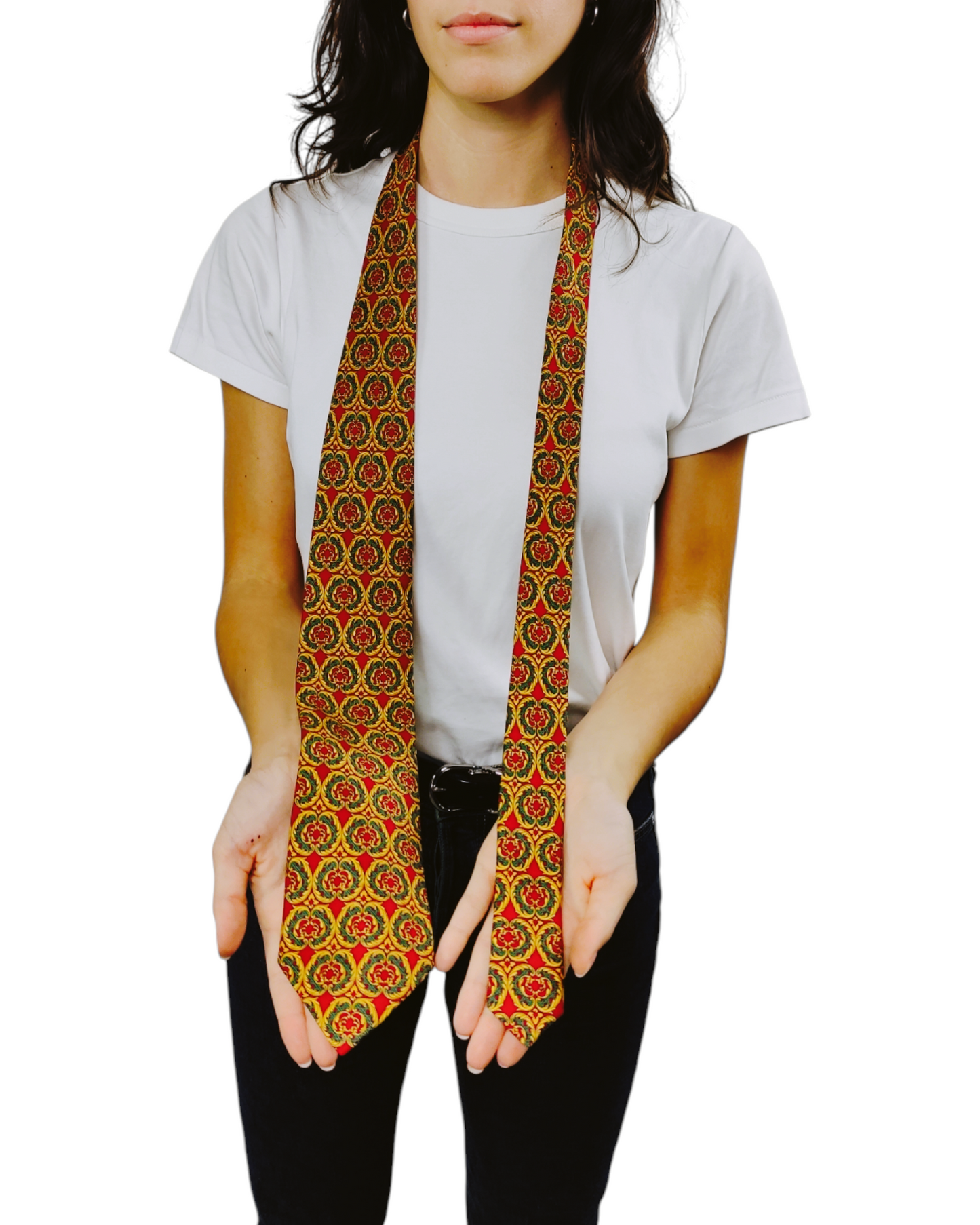 OLIMPO Unisex Tie 100% SILK