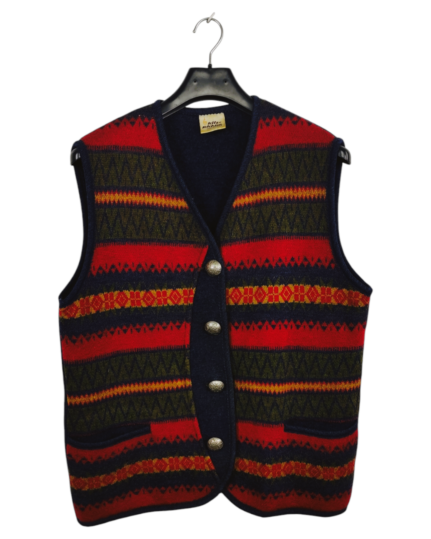 Gilet autrichien VINTAGE homme/femme Taille L