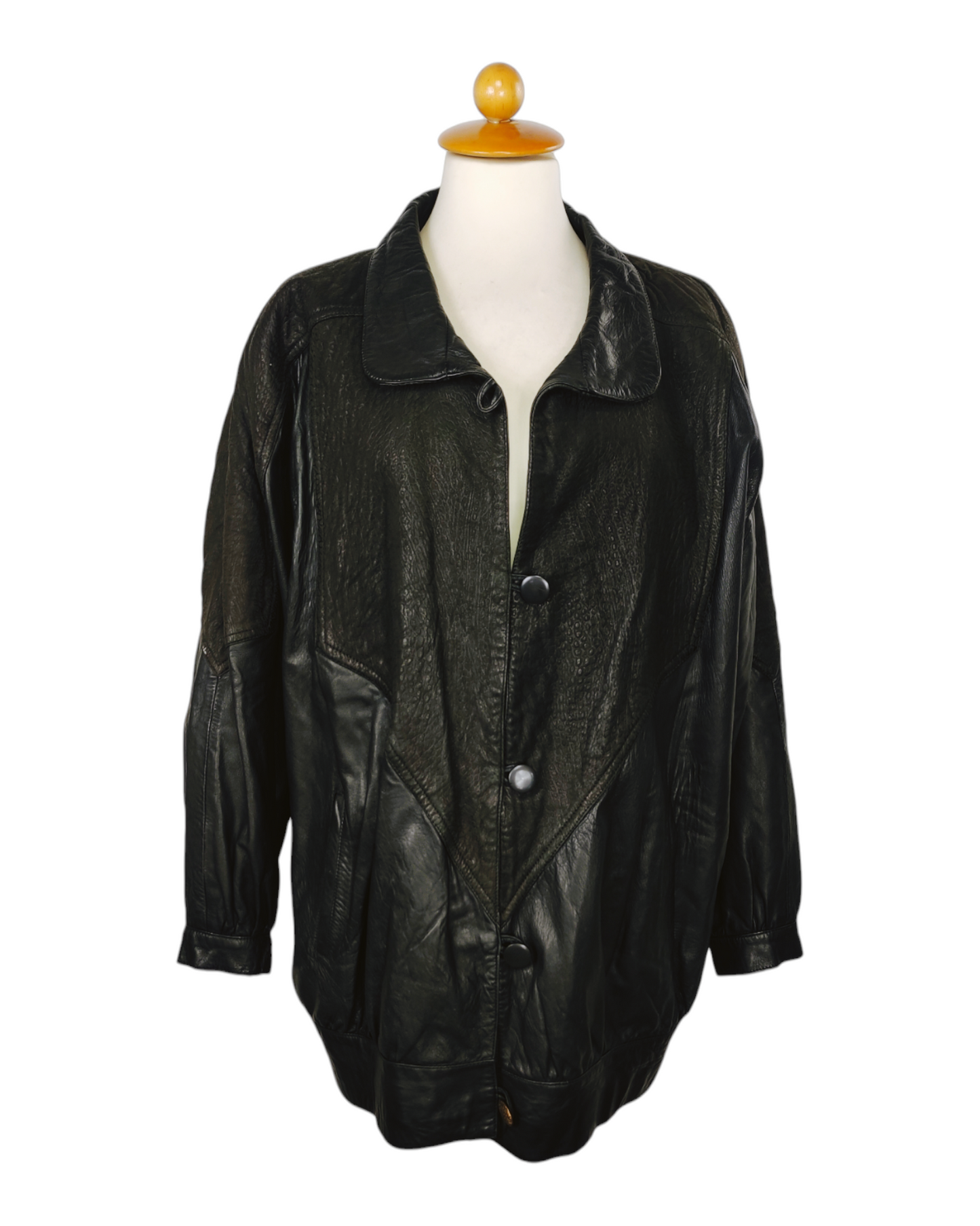 VINTAGE chaqueta piel mujer unisex Talla XL