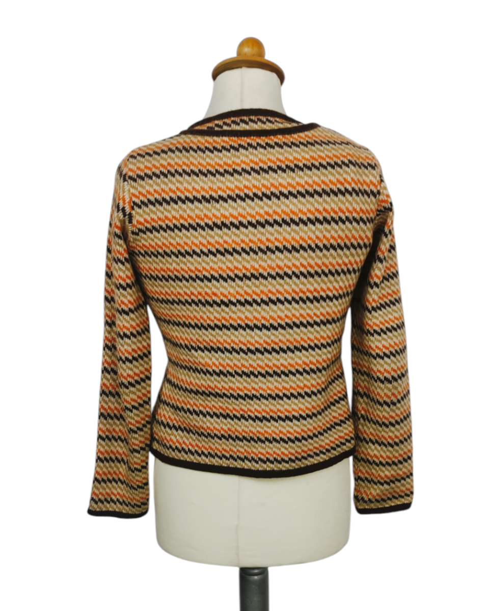 vintage conjunto de top y cardigan mujer Talla S