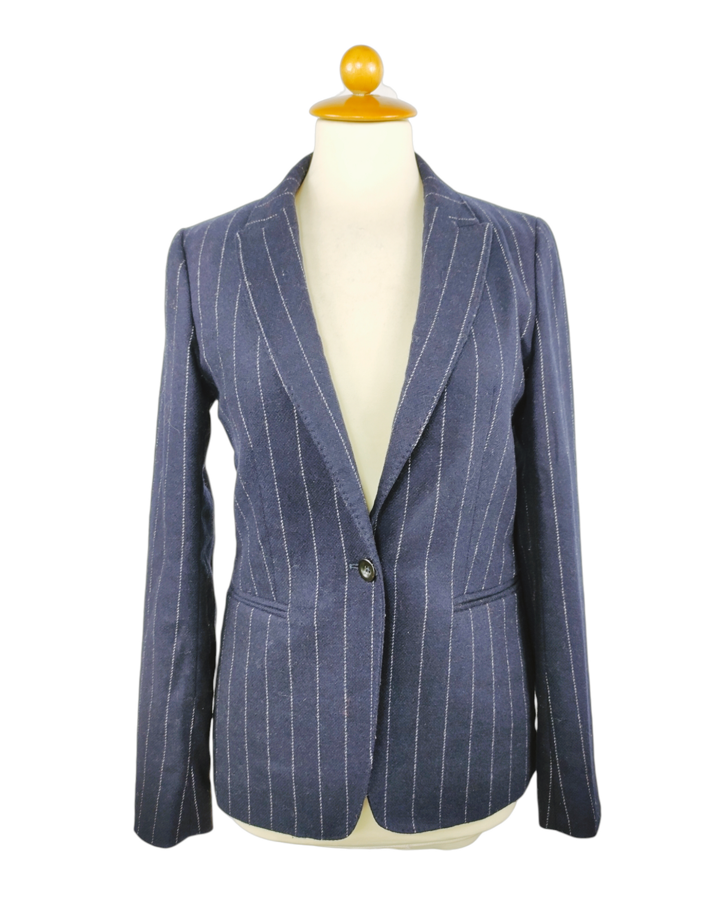 MANGO women's diplomatic stripe blazer Size S