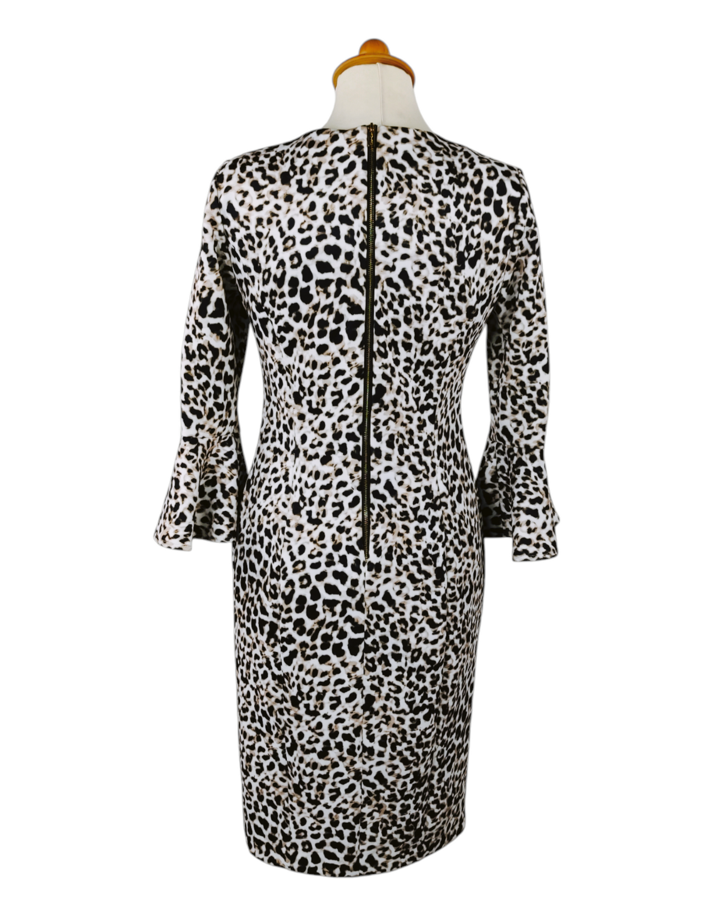 CALVIN KLEIN vestido leopardo mujer Talla S