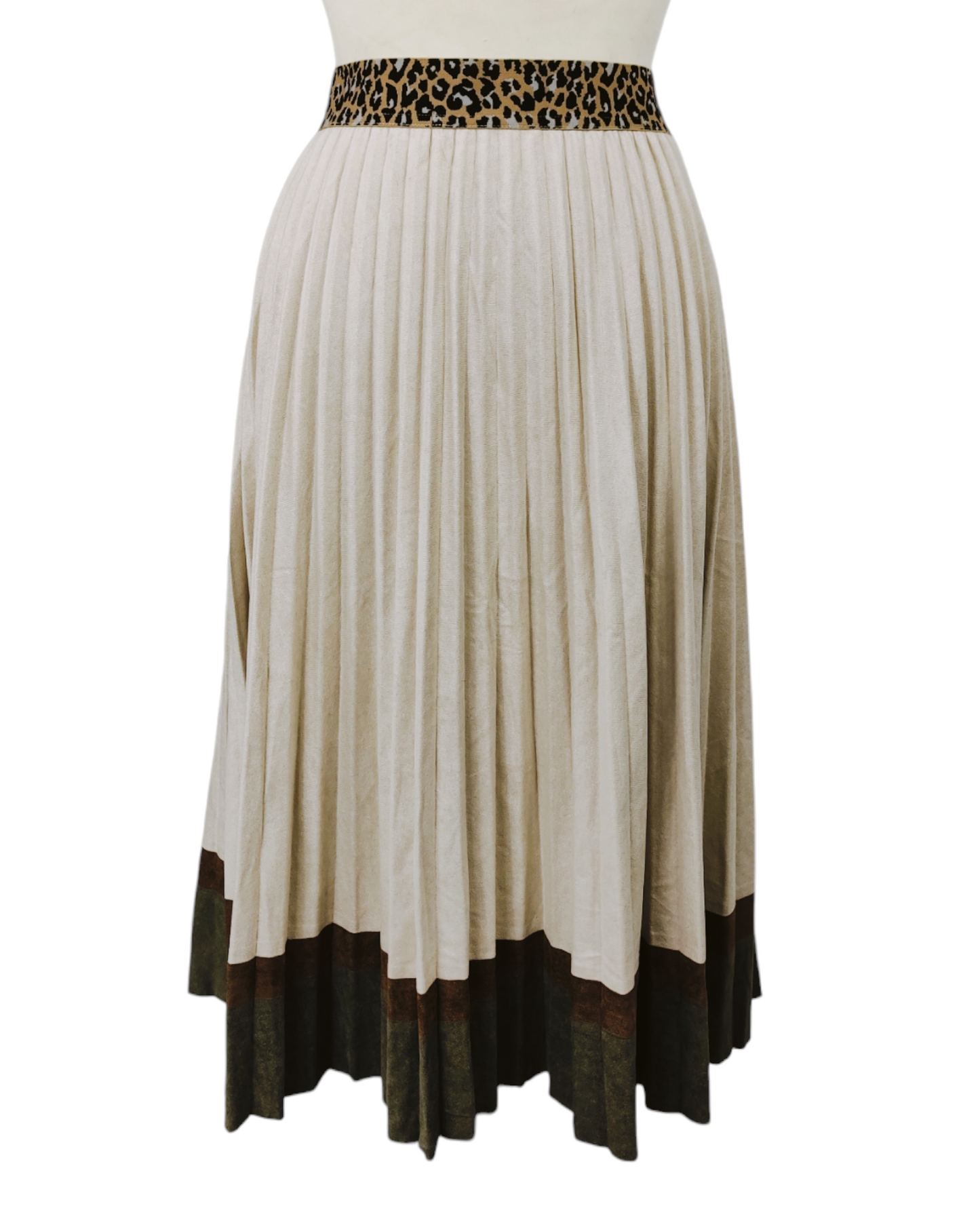 M by Miguel pleated skirt with suede effect for women Size M