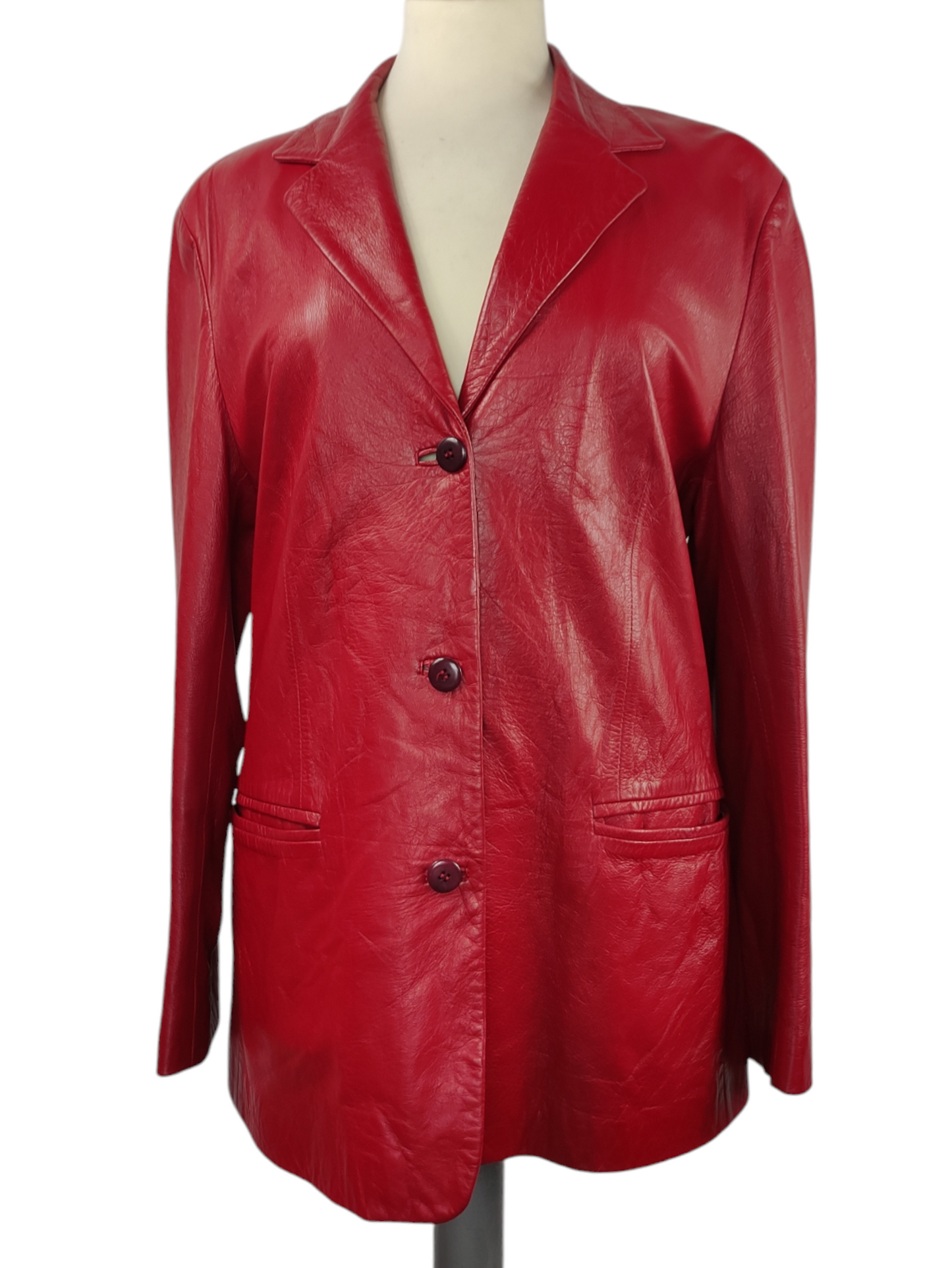 VINTAGE chaqueta de piel mujer Talla XL