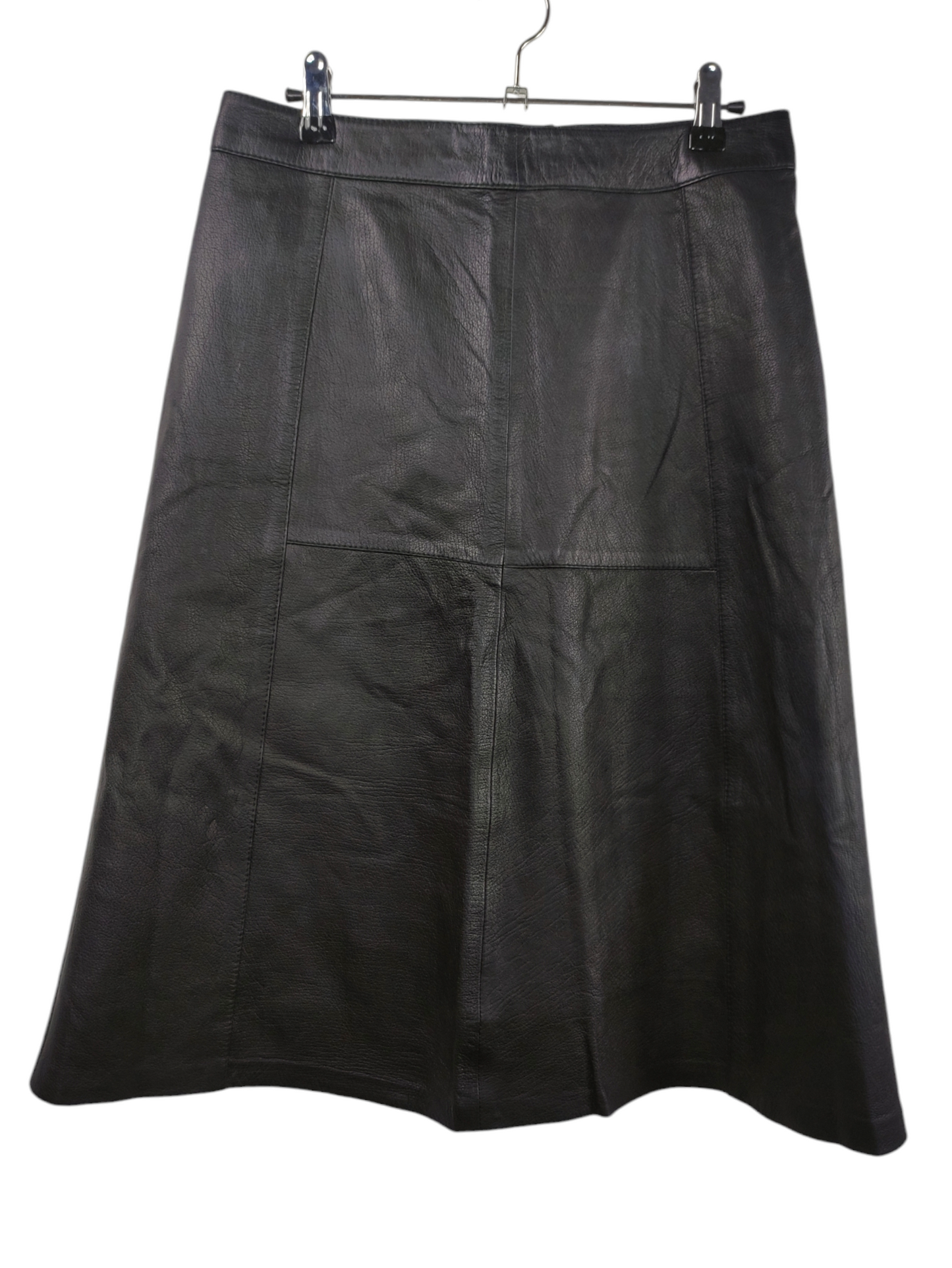 MASSIMO DUTTI women's leather skirt Size M