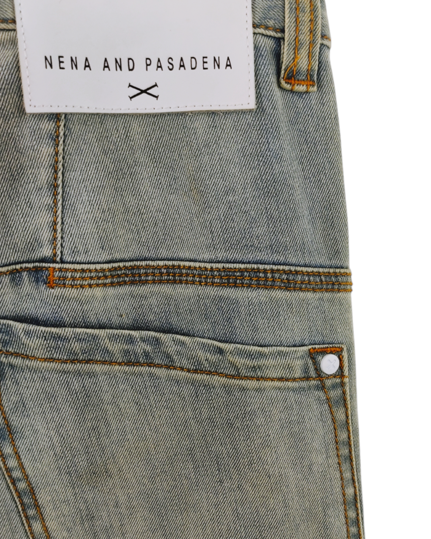 NENA AND PASADENA pantalón vaquero unisex Talla L