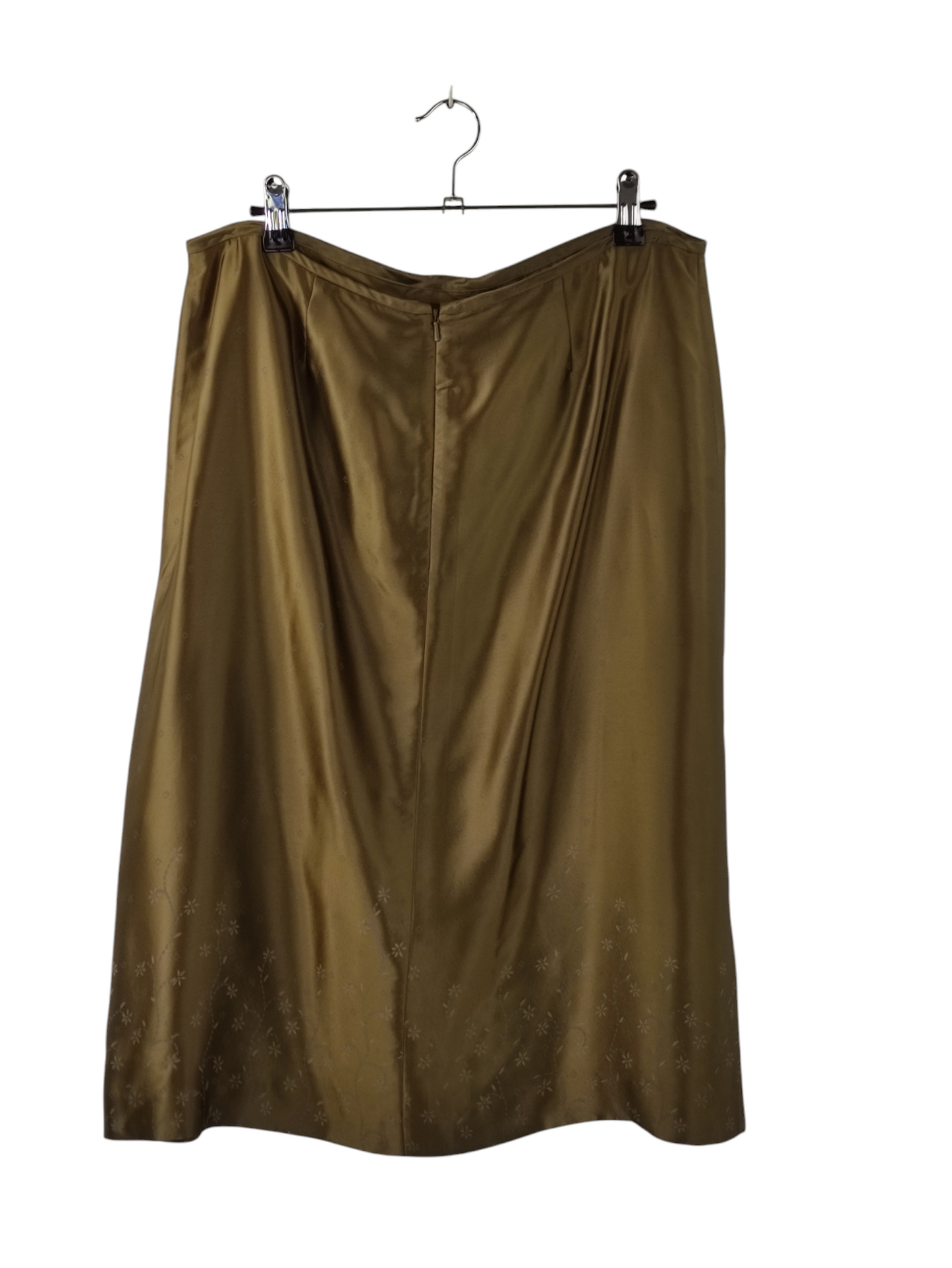 MASSIMO DUTTI WOMEN'S SATIN SKIRT Size L